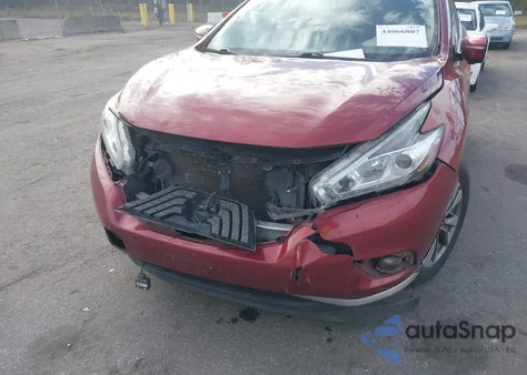 2015 Nissan Murano Sl из США, поврежденный, VIN 5N1AZ2MG7FN215153